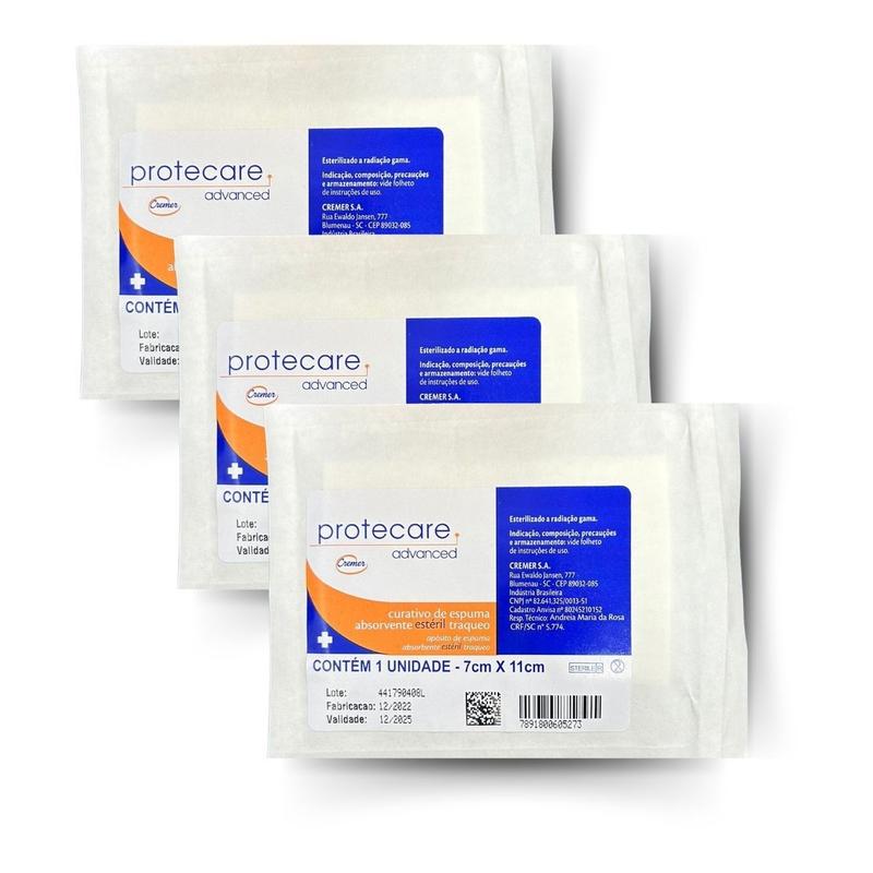 Curativo de Traqueo Advanced Protecare 07cm x 11cm 3 Unidades